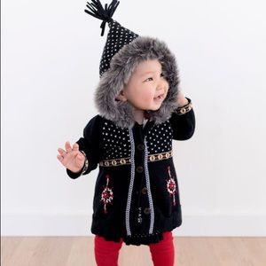 Hanna Andersson Sno Happy Hooded Sweater Jacket